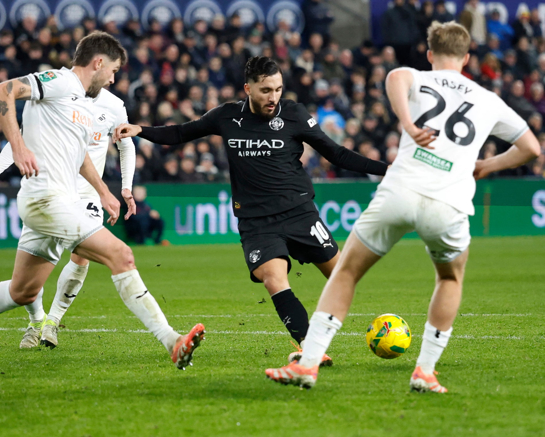 Marmoush dan Cherki cetak gol untuk Manchester City, akhiri perlawanan Swansea